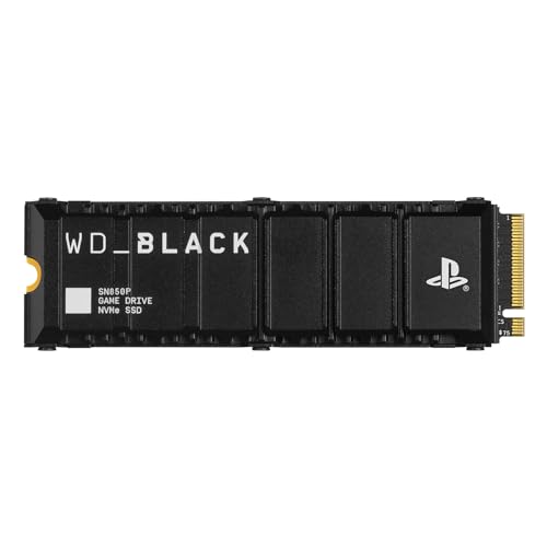 WD_BLACK SN850P 8 TB NVMe SSD Offiziell Lizenziert für PS5 Konsolen (interne Gaming SSD; optimierter Kühlkörper; PCIe Gen4 Technologie, bis zu 7.200 M