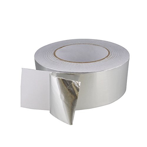 Bob’s 2” inch Aluminum Foil Tape – Pipe Wrap Insulation Heat Resisting Thermal Tape Silver Heat Reflective Duct Tape