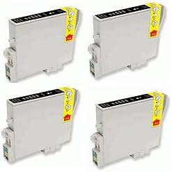 4 x T711 Black : 4 High Capacity Compatible Ink Cartridges for Epson Stylus Printers B40W BX300F BX310FN BX3450F BX600FW BX610FW CX4300 D78 D92 D120 DX4000 DX405 DX4050 DX4400 DX4450 DX5000 DX5050 DX5500 DX6000 DX6050 DX7000F DX7400 DX7450 DX8000 DX8400 DX8450 DX9400F S20 SX110 SX115 SX200 SX205 SX209 SX210 SX215 SX218 SX400 SX405 SX410 SX415 SX510W SX515W SX600FW SX610FW