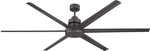Craftmade MND72ESP6 Mondo Unique Aileron Design Outdoor Ceiling Fan with Remote 72" Large Metal 6 Blade Industrial Fan for Patio, Espresso - Thumbnail 6
