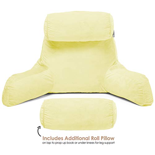Nestl Reading Pillow, Includes 1 Extra Large Bed Rest Pillow with Arms