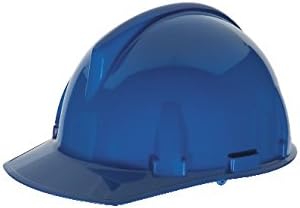 MSA Blue Polycarbonate Cap Style Hard Hat with 4 Point Ratchet Suspension