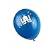 Eid Mubarak Happy Eid Balloons; Eid Al Adha Eid Al Fitr Ramadan Celebration Party Balloons for Children and Families - Blue and Silver