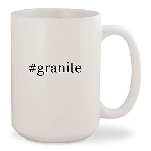 #granite - White Hashtag 15oz Ceramic Coffee Mug Cup