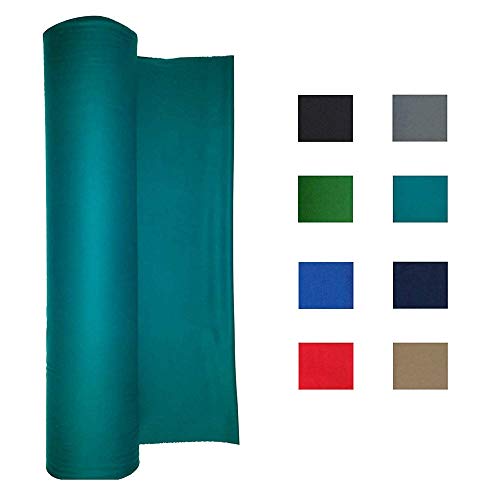 haxTON Pool Table Felt Performance Grade Billiard Cloth for 7, 8 or 9 Foot Table Choose from Light Gray,English Green, Black,Standard Green,Tan, Blue, Red or Navy Blue (tan, 7 feet) - Thumbnail 7