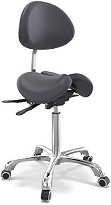 saddle seat with backrest