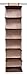 Internet's Best Hanging Closet Organizer - 6 Shelf - Clothing Sweaters Shoes Accessories Storage - Brown - College Dorm Kids Room Essential - Beige
