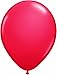 Qualatex Biodegradable 11 Inch Helium Quality Red Balloons (Package of 100)
