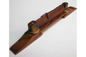 MUSICAL STRING Guitar Bridge Rosewood Archtop model with Golden hardware GRETSCH GIBSON GUILD