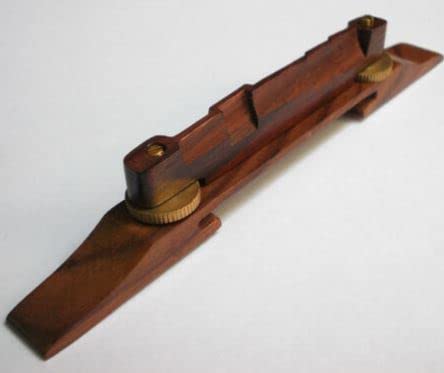 MUSICAL STRING Guitar Bridge Rosewood Archtop Model With Golden Hardware Gretsch Gibson Guild Standard Brown