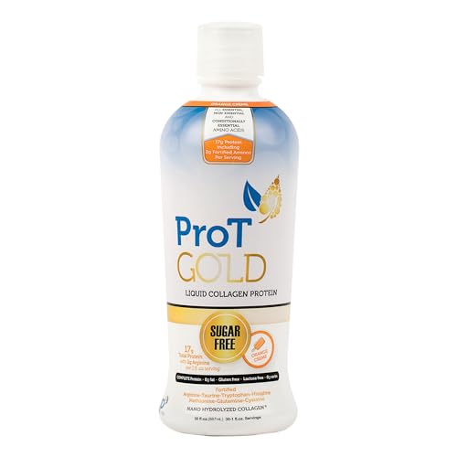Liquid Collagen Protein Shot, 17g Protein Nano-Hydrolyzed Grass Fed ...
