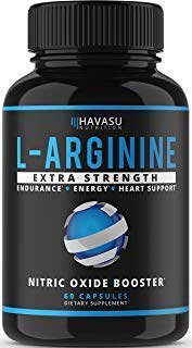 Extra Strength L Arginine - 1200mg Nitric Oxide Supplement for Muscle Growth, Vascularity & Energy - Powerful No Booster with L-Citrulline & Essential Amino Acids to Train Longer & Harder