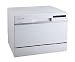 EdgeStar DWP62WH 6 Place Setting Energy Star Rated Portable Countertop Dishwasher - White