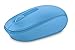 Microsoft Wireless Mobile Mouse 1850 - Cyan Blue . Comfortable Right/Left Hand Use, Wireless Mouse with Nano transceiver, for PC/Laptop/Desktop, works with Mac/Windows 8/10/11 Computers