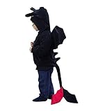 ComfyCamper Dragon Costume Animal Play Sweatshirt Hoodie Boys / Girls (2-4 Years)