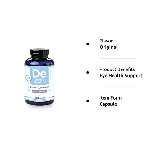 PRN De Dry Eye Omega 3 Fish Oil Support For Eye Dryness 2240mg EPA