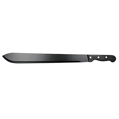 Schwere Machete mit schwarzem Holzgriff Länge 59 cm + G8DS® Aufkleber