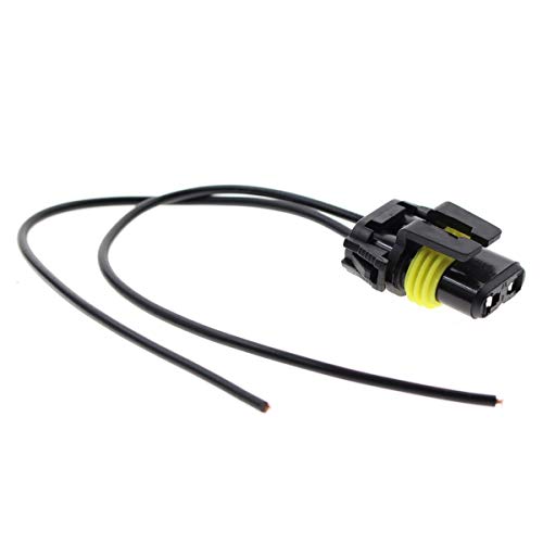 image for MOTOALL Adapter Socket Connector Wiring Harness Female Plug Pigtail Wi