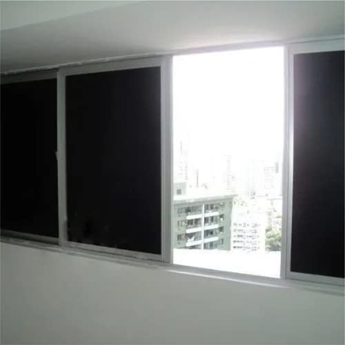 Adesivo Preto Blackout Impermeável Lavável Bloqueia Luz Janela Vidro Porta 2m x 70cm
