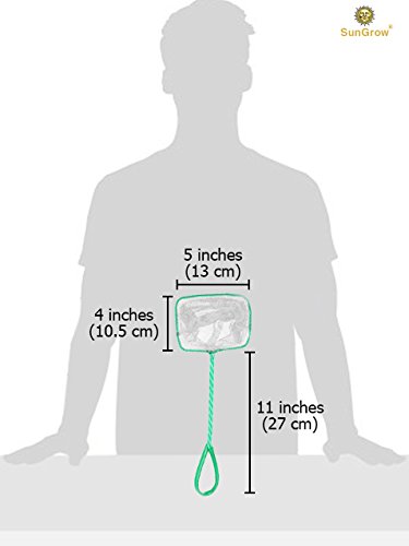 Anti-stress Betta Net -- Routine Tank Maintenance made easy - Durable nylon net prevent pulling fish scales - Transparent net do not scare fish - Hook on handle tail calls for easy storage