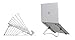 Laptop Stand, Adjustable Laptop Stand, Ergonomic Portable Notebook Stand, Foldable Aluminum Laptop Computer Riser Holder Mount for 10-15.6” Notebook Computer Nextationthumb 1