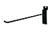 SSWBasics - 10 inch Black Slatwall Peg Hook - Pack of 50 - for use with 3” on Center