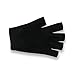 Black Moisturizing Gloves Touch Screen - Eczema Relief - Heals Dry Skin and Cracked Hands Fast - Anti-Aging Hand Treatment - Gel Lining To Moisturize Faster