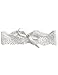 Vintage Stretchable Garters with Bowknot Lace Wedding Garter for Bride (White)