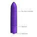 Vibrator, Oomph! Upgraded Bullet Shape Waterproof 16 Speed Vibration G-spot Massager Sex Toy for Women (Purple) …