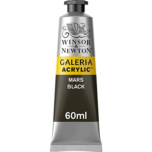 Winsor & Newton Galeria Acrylic Color, 60ml (2-oz) Tube, Mars Black