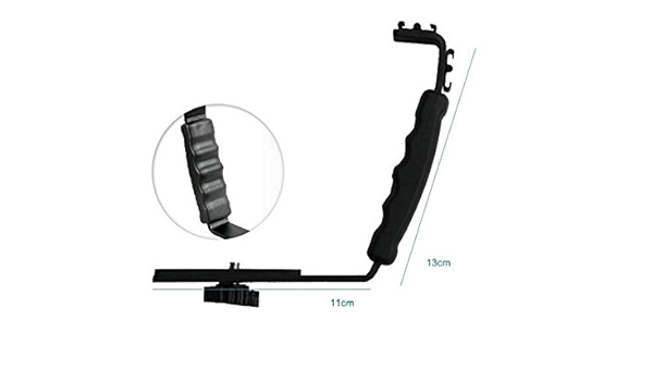 Amazon Com Seaocean Dv Camera Flash Bracket Camera Cradle L Type Bilateral Rack Camera Photo