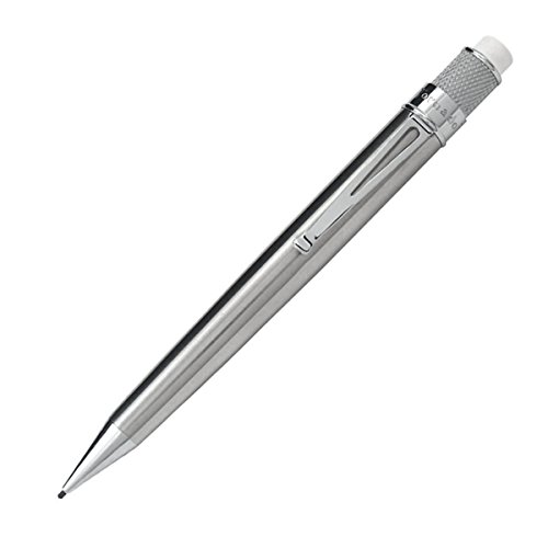 Retro 51 Tornado Rollerball and Mechanical Pencil Set, Stainless (VRS-1315)