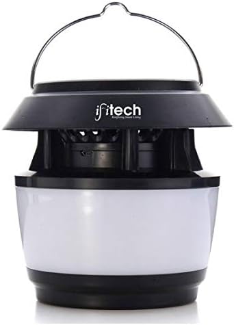 IFITech Portable Led Decorative Solar Rechargeable Camping Lantern Lamp with Micro USB Charging Method