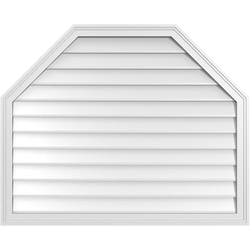 Signature Urethane GVSOT42X3402SN Octagonal Top Brickmould Frame, Primed Tan Si…