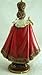 Roman Infant Of Prague With Cross Royal Red Robes 2 x 6 Inch Resin Stone Tabletop Figurine  