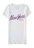 Aeropostale Women's Distressed New York Aero Graphic T Shirt