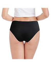 Princess Erica Bragas hipster sin costuras para mujer, paquete de 6