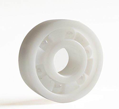 Bearing 606CE Ball Bearings Full Ceramic Bearings Deep Grove Ball Bearing Miniature Bearing with 6 Balls for Hand Fidget Spinner, ID 6.0mm, OD 17.0mm, Thickness 6mm, 1pc/box