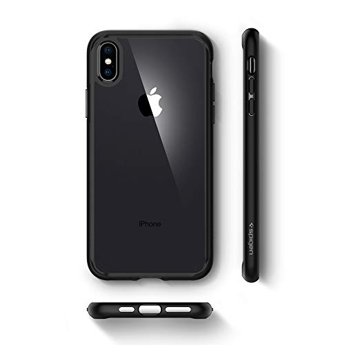 Spigen Ultra Hybrid iPhone X Case with Air Cushion Technology and Hybrid Drop Protection for
