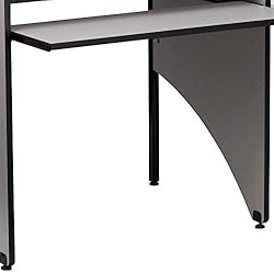 EMMA + OLIVER Starter Study Carrel in Nebula Grey