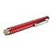 Lynktec TruGlide Mesh Fiber Stylus with Microfiber Knit Tip for All Capacitive Touch Screen Tablets, iPad, and Smartphone (Red with Silver Clip)