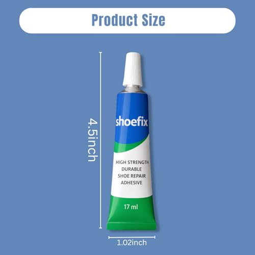 Primebly Instant Shoe Glue 17ml – Super Strong Flexible Shoe Repair Adhesive for Soles, Leather & Rubber | Shoes Sole Repair Glue, Waterproof & Quick Dry | لاصق أحذية قوي جداً مرن لإصلاح النعل والجلد