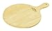 Mountain Woods Hardwood Pizza Peel/Cutting Board/Serving Tray | Paddle Serving Boards with Handle for Pizzas Bread Baking, Fruits, Vegetables, & Cheese | 18
