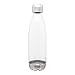 Simply Green Solutions 25 Ounce Cold Water Soda-Shaped Bottle with Stainless Lid and Bottle Base, Shatterproof Tritan Material for Durability, 10.5H x 2.75W Base x 1.25 Opening, Clear