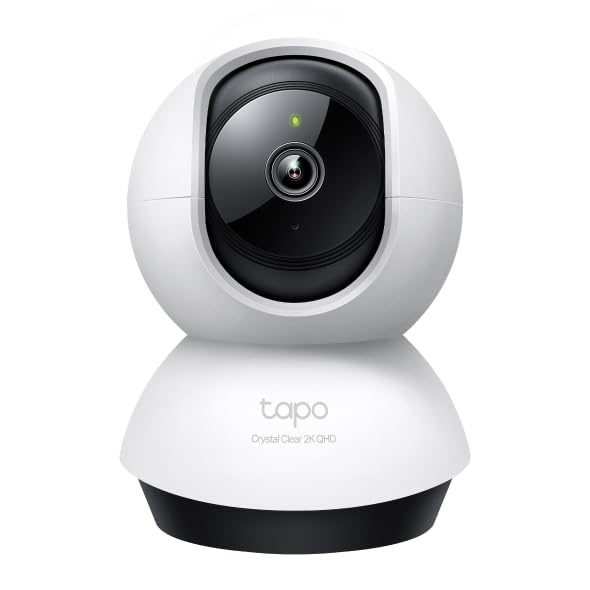 Tapo(タポ) 400万画素 2K QHD 屋内カメラ ペットカメラ 夜間撮影 パン/チルト TP-Link 見守りカメラ