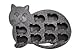 Fairly Odd Novelties Cat Shaped Ice Cube Tray - Purr-fect for Cat Lovers, Fun Animal Replica Mold for Parties, Makes 10 Cute Cubes, Dishwasher Safe