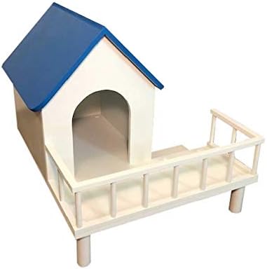おしゃれ ホワイト バルコニーハウス Sサイズ ベット 室内 犬小屋 小型犬 木製 日本製 白