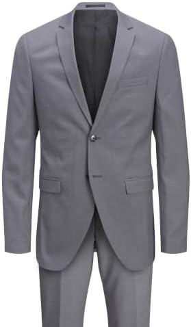 JPRFRANCO SUIT NOOS, Traje para Hombre, Light Grey Melange Fit:SUPER SLIM FIT, 54