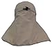 Sun Blocker Outdoor Sun Protection Fishing Cap with Neck Flap for Baseball Backpacking Cycling Hiking Garden Hunting Camping Khaki