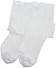 Danskin Little Girls' Student Footed Tight, White, T (2/4)